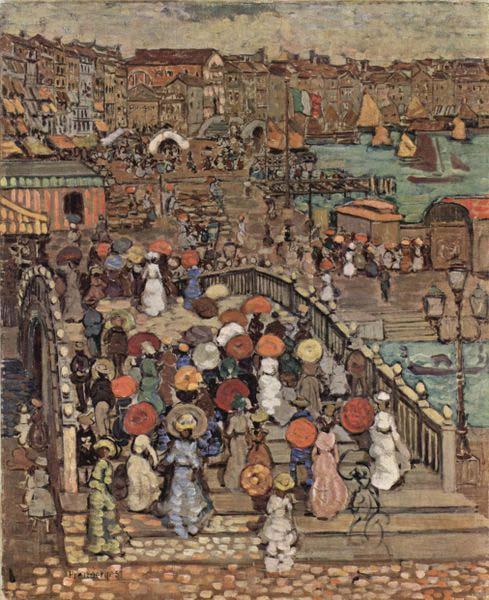 Maurice Prendergast Ponte della Paglia china oil painting image